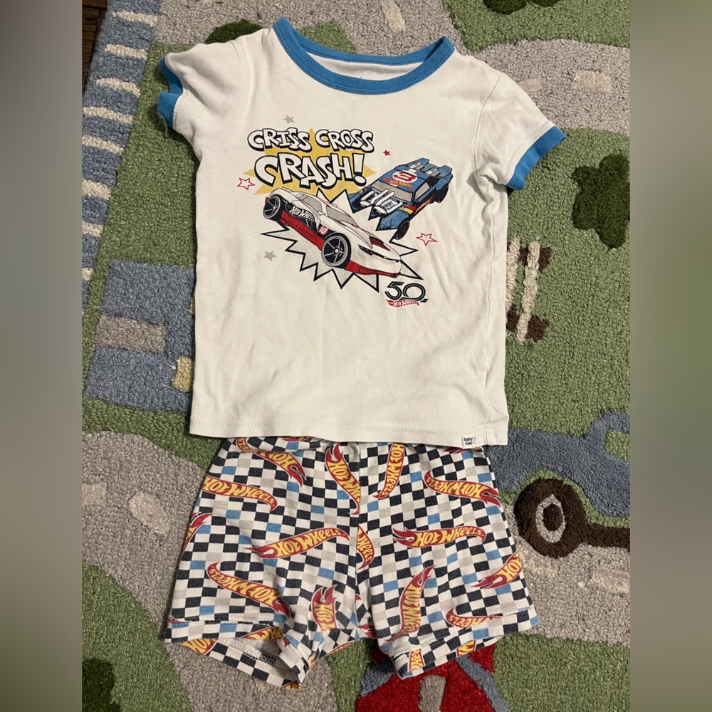 BABY GAP x HOT WHEELS PJ set 4T